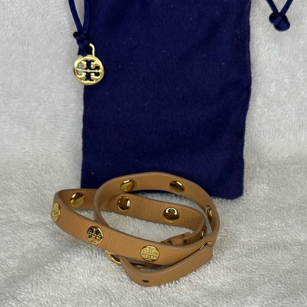 Tory Burch leather wrap bracelet